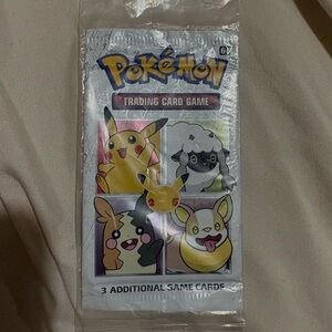 Pokemon Trading Card Pack with Yellow and Black Characters